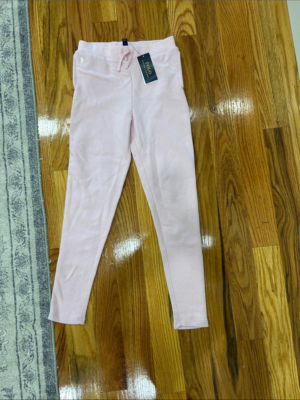 Polo by Ralph Lauren Pale Pink Fleece Sweatpants